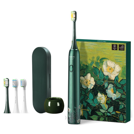 Green Rose Gift Box Sonic Electric Toothbrush