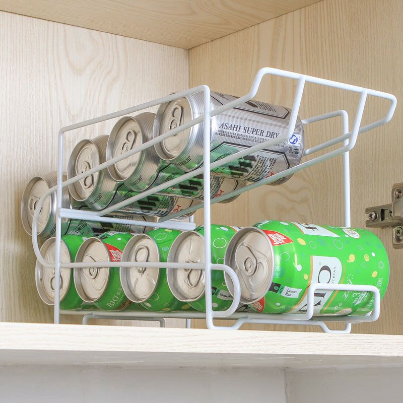 kitchen storage rack double-layer finishing shelf desktop storage rack