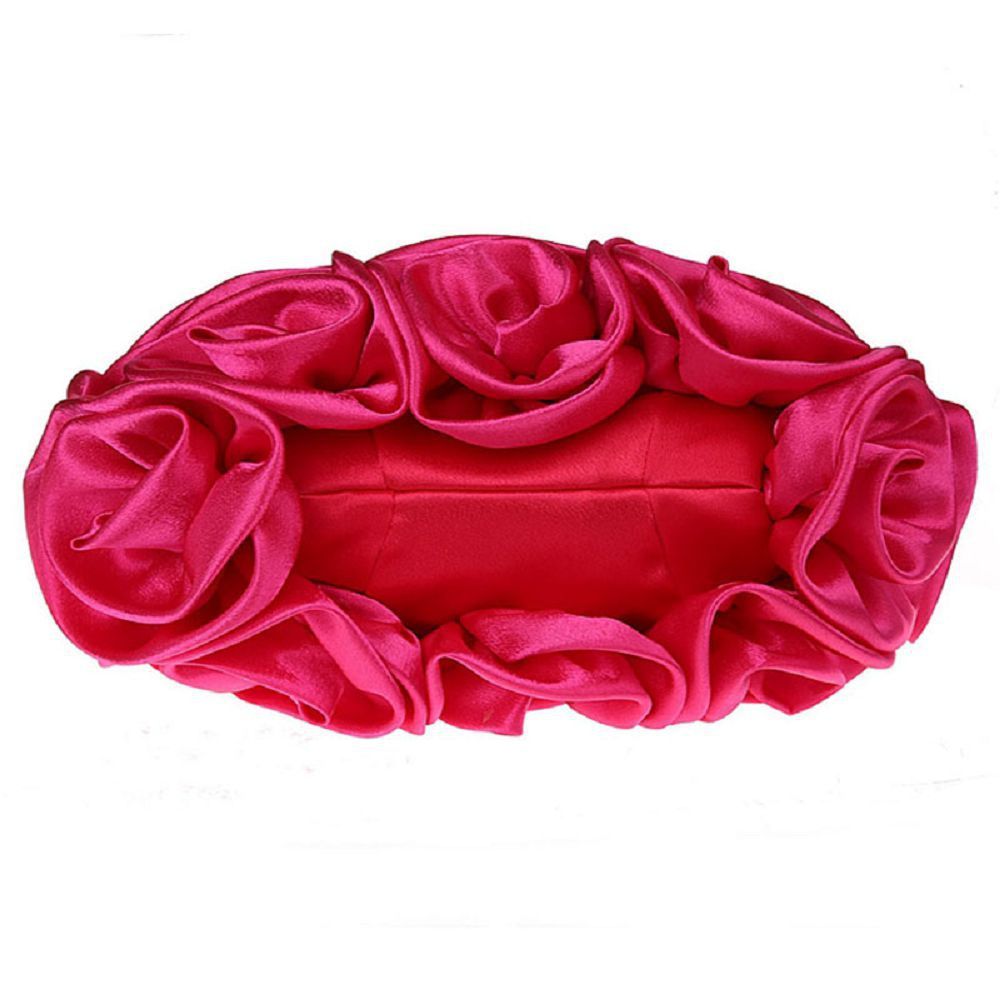 Fashionable BeadedRose Flower Dinner Bag