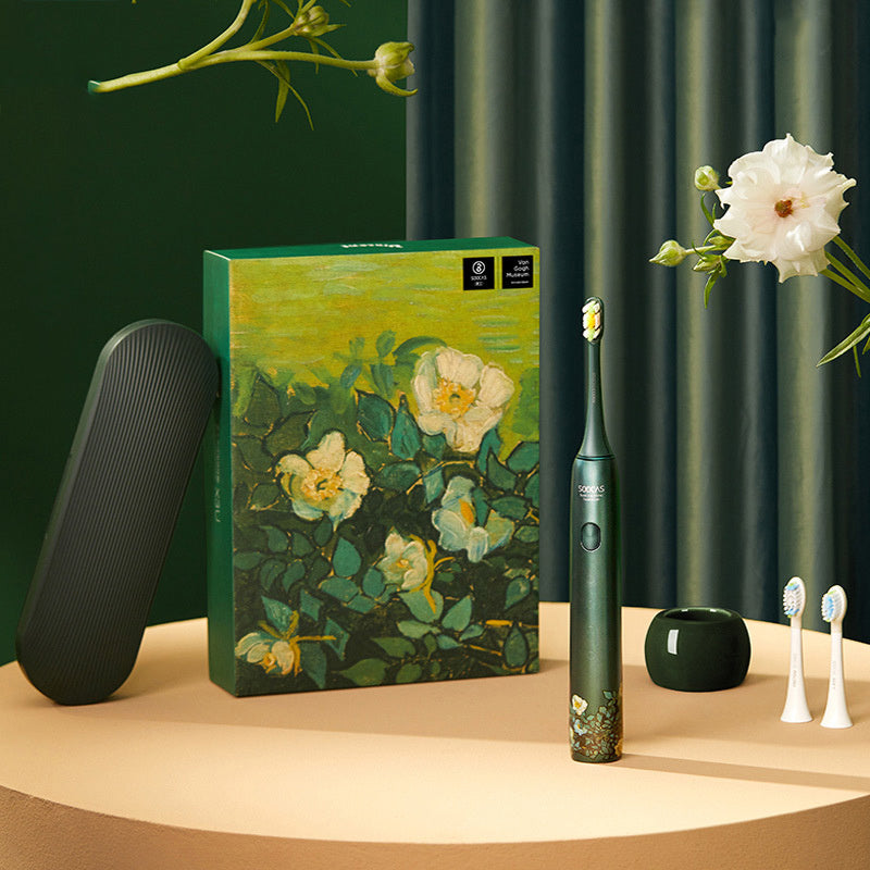 Green Rose Gift Box Sonic Electric Toothbrush