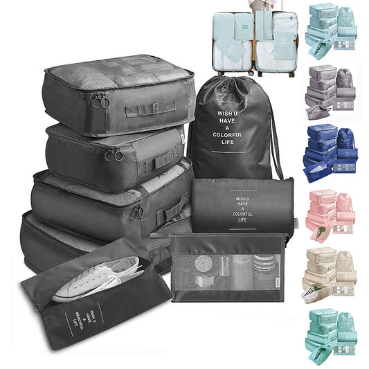 8-piece Set Luggage Divider Travel Bag.