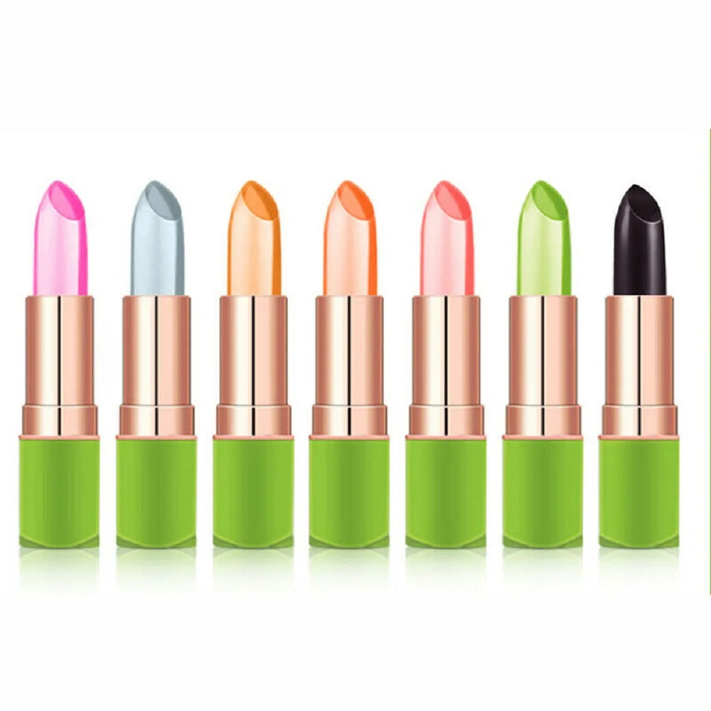 VIBELY New 7 Color Color Mood Changing Lip Balm Natural Aloe Vera Lipstick Long Lasting Moisturizing Makeup Cosmetics for Women