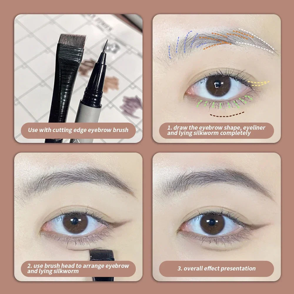 Multifunctional Liquid Eyebrow Pencil  Cosmetics